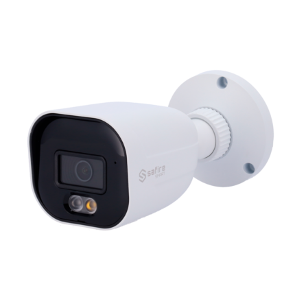 Cámara de vigilancia exterior 4K con visión nocturna y detección de personas