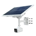 Cámara de seguridad exterior con panel solar y conexión 4G