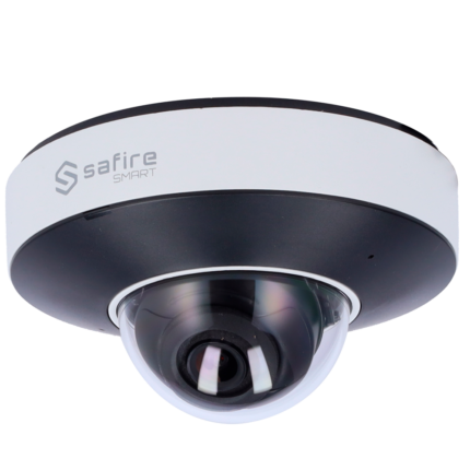 Cámara domo IP con inteligencia artificial para vigilancia exterior