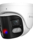 Cámara de vigilancia panorámica 180° con altavoz y luz disuasoria