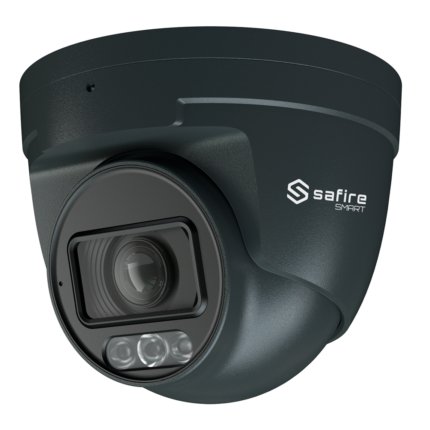 Cámara de vigilancia exterior con zoom y detección de personas y vehículos (SF-IPT511ZA-4E1-DL-GREY)