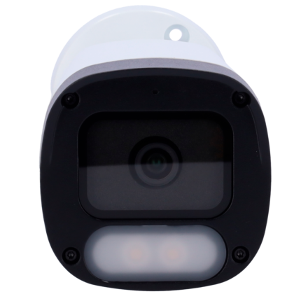 Cámara de vigilancia exterior con visión en color nocturna y audio