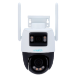 Cámara WiFi domo motorizada con visión panorámica para exterior