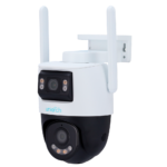 Cámara WiFi domo motorizada con visión panorámica para exterior
