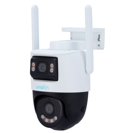 Cámara WiFi domo motorizada con visión panorámica para exterior