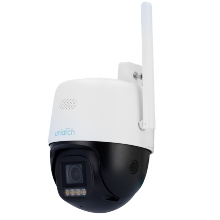 Cámara WiFi giratoria para vigilancia exterior con visión en color