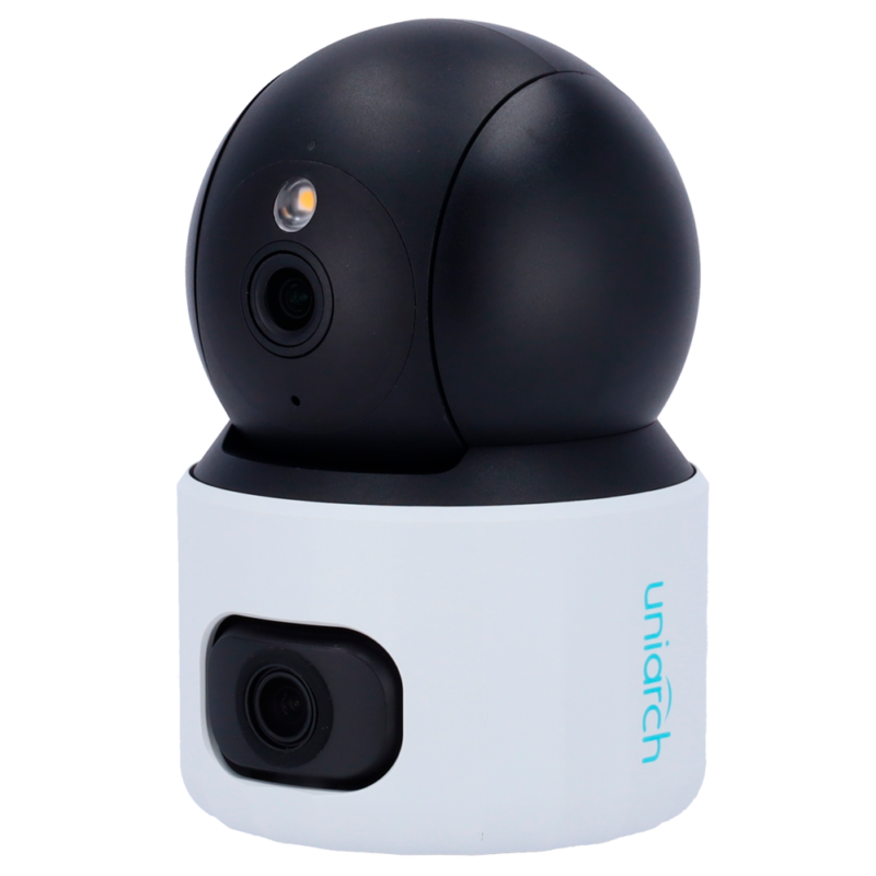 Cámara WiFi para bebés y mascotas con visión panorámica e interior