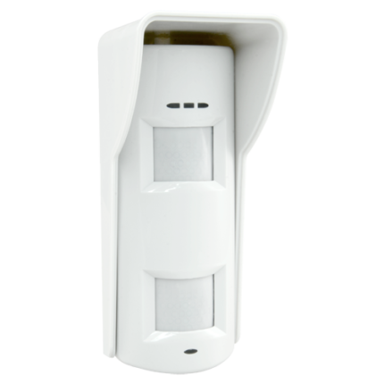 Detector de movimiento para exterior con triple tecnología antimanipulación