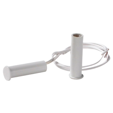 Sensor magnético empotrable en madera para puerta o ventana exterior