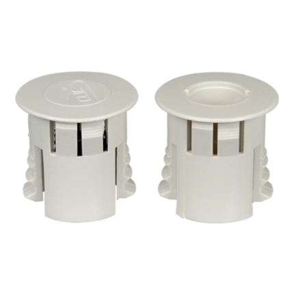 Soporte magnético para detector de apertura en superficies metálicas