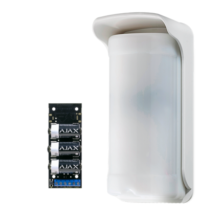 Detector de movimiento exterior para alarma con cobertura 180°
