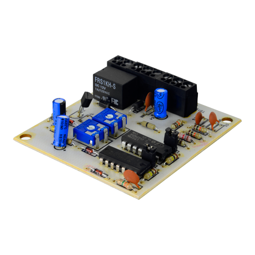 Placa electrónica de análisis para detectores de impacto y vibración