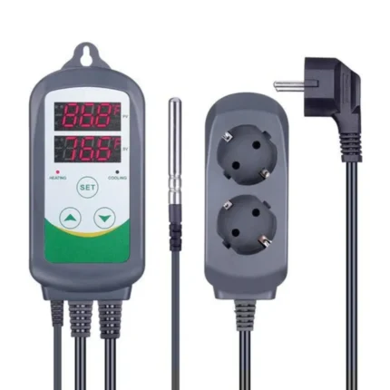Termostato digital frío/calor con sonda para terrario, acuario e incubadora