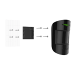 Detector PIR y rotura de cristal – Negro