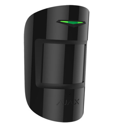 Detector PIR y rotura de cristal – Negro