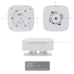Detector de CO – Baterías reemplazables – Inalámbrico 868 MHz Jeweller – Sirena 85 dB incorporada – Certificado EN 14604