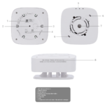 Detector termovelocimétrico – Baterías integradas – Inalámbrico 868 MHz Jeweller – Sirena 85 dB incorporada – Certificado EN 14604