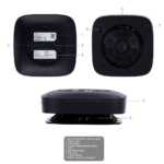 Detector de humo, termovelocimétrico y CO – Baterías integradas – Inalámbrico 868 MHz Jeweller – Sirena 85 dB incorporada – Certificado EN 14604