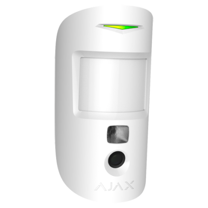 Fotodetector con petición de imagen – Certificado grado 2 – Inalámbrico 868 MHz Jeweller – Envío de imágenes hasta VGA (640×480) – Hasta 5 imágenes por detección – Antimascotas / Rango de detección 12 m