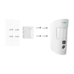 Fotodetector PIR bidireccional – Certificado grado 2 – Inalámbrico 868 MHz Jeweller – Envío de imágenes hasta VGA (640×480) – Hasta 5 imágenes por detección – Antimascotas / Rango de detección 12 m